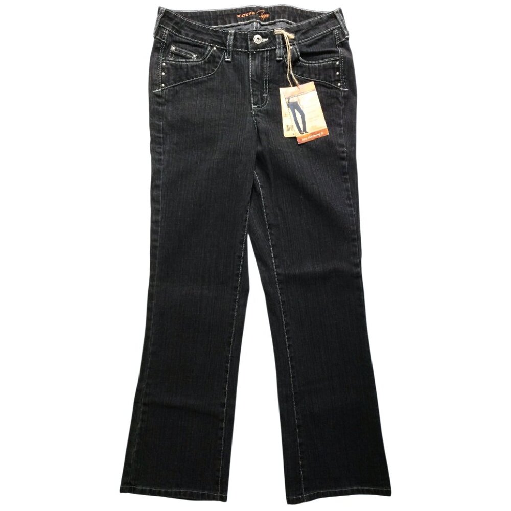 Lee Riders Copper Collection Women's Gray Bootcut Denim Jeans Size 7/8P Petite